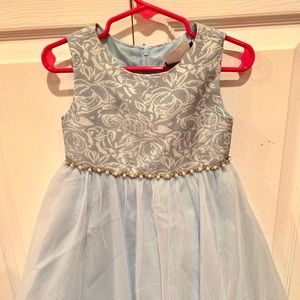Light Blue Festive Dress